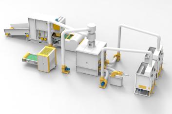 Linia mieszania i wypełniania włókna i gąbki HJ-500